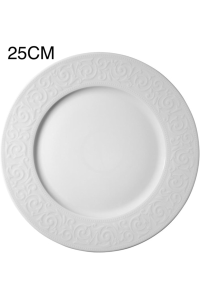 Kütahya Porselen Açelya 6’lı Servis Tabağı Seti (25CM)