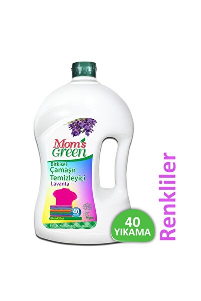 Mom's Green Bitkisel Çamaşır Deterjanı Renkliler Lavantalı 1500 ml - 40 Yıkama