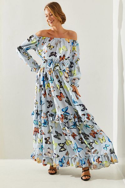 Bianco Lucci Жіночий костюм з метеликами 22209 60251751