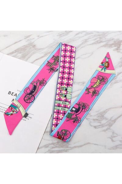 Purple Adv Pink Herme Neck Scarf
