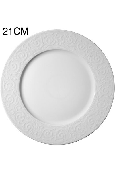 Kütahya Porselen Açelya 6’lı Pasta Tabağı Seti (21CM)