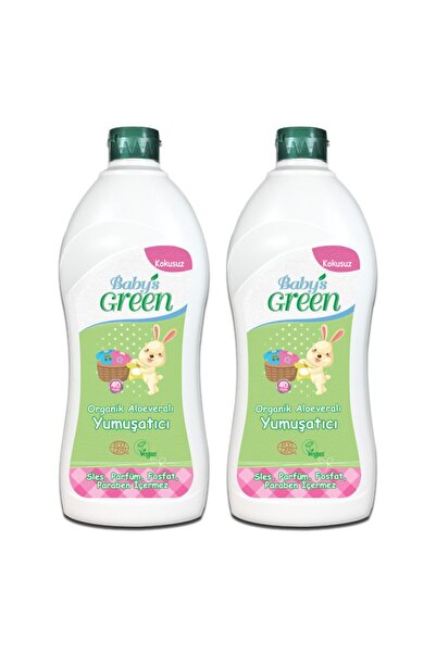 Baby's Green 2'li Set Organik Aloe Veralı Çamaşır Yumuşatıcı ( 750 ml X 2 Adet)
