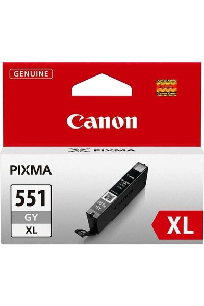 Canon Clı-551gy Xl Açık Gri Yüksek Kapasiteli Orijinal Mürekkep Kartuş 6447b001