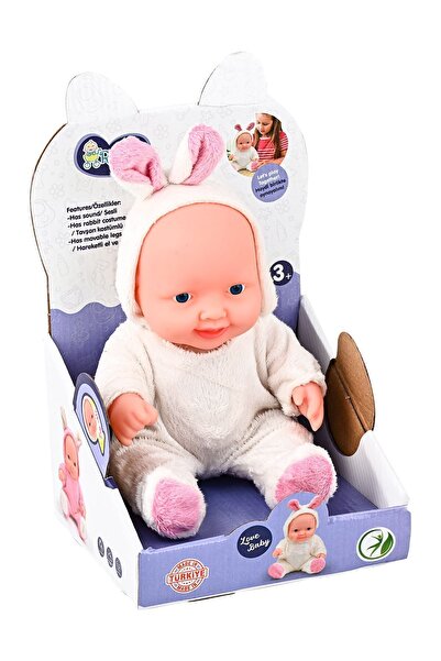 Global Toys Konuşan Tavşanlı Et Bebek – Mavi/pembe/beyaz Renk Seçenekli – Yaz...