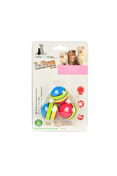 Flip Cat Play Ball Rainbow 3-Piece Zm4-4318