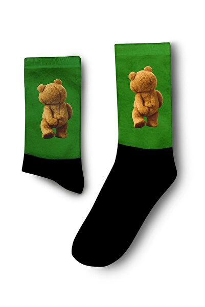 Genel Markalar Oyuncak Ayı Komik Çorap - Unisex