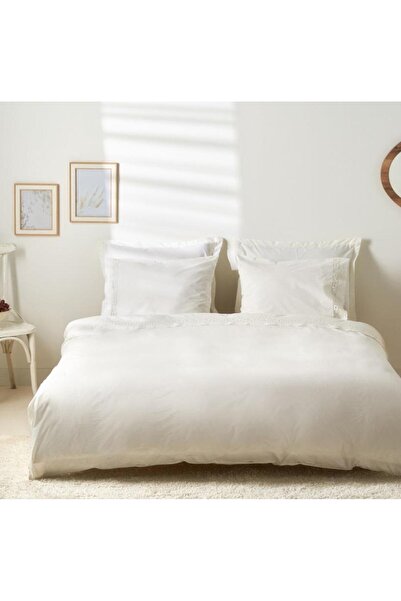 Karaca Home Σετ Παπλωματοθήκης Διπλό Κρεβάτι Mia White Lace - White Collection