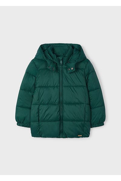 MAYORAL Boy's Green Hooded Coat - 412