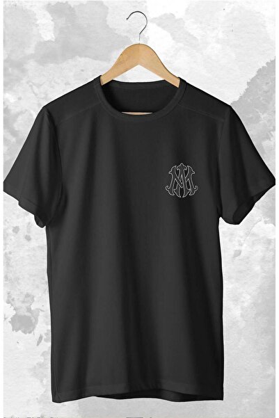 Massgai Μπλουζάκι Unisex Amırı Design Back Printed Oversize 100% βαμβάκι