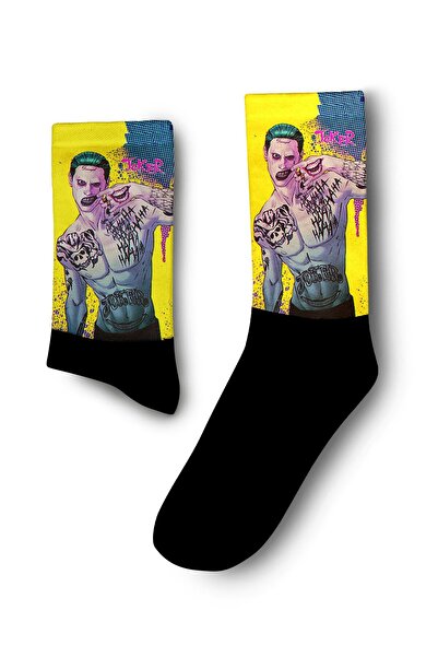 JENES Cool New Joker Batman Enemy Harley Quinn Lover Socks - Unisex