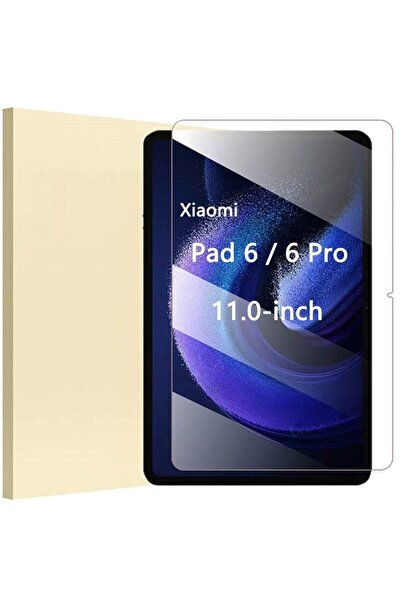 TEKNETSTORE Xiaomi Pad 6 / Pad 6 Pro 11 Inch Compatible Nano Shatterproof Screen Protector Transparent Glass Protector Fully Compatible