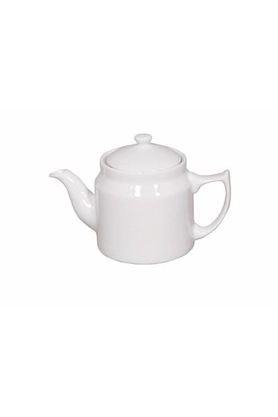 Bahar Porselen White Large Size Porcelain '' Coffee Pot'' Domestic Production