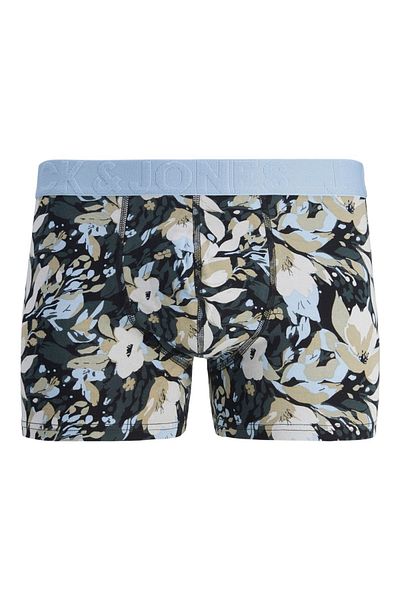 Jack & Jones Jack Jones Jacjonah Flower Trunks 3 Pack Sn Ανδρικά πράσινα μπόξερ 12263722 -21