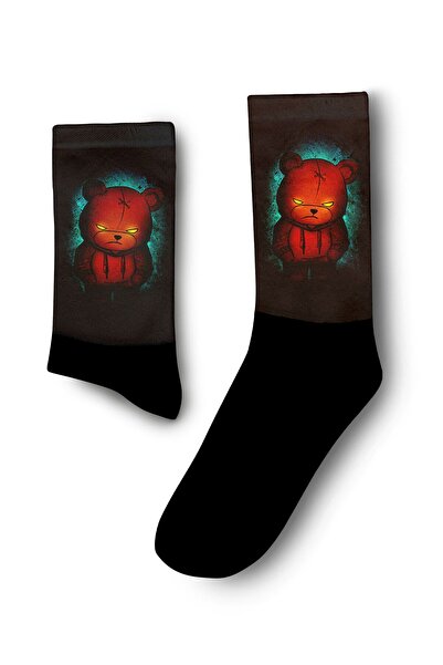 JENES Kızgın Ted Oyuncak Ayı Çorap - Unisex