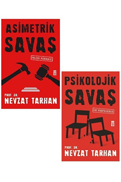 Timaş Yayınları Asimetrik Savaş + Psikolojik Savaş 2 Kitap Set - Nevzat Tarhan