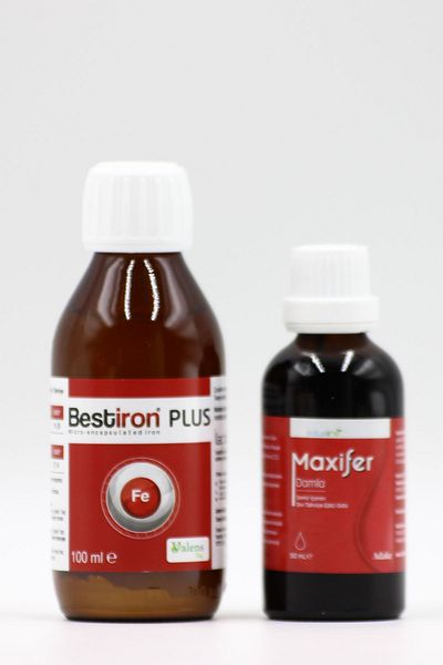 Valens Bestiron Plus 100mL - Natural Grape Molasses Iron Supplement, Maxifer Drops 50mL