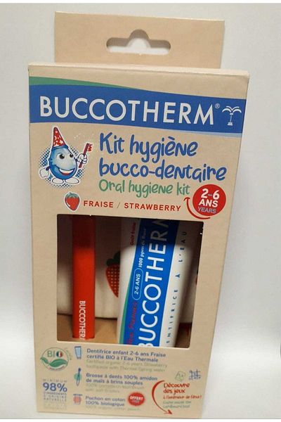 Buccotherm Strawberry Flavored Set for 2-6 Years Old Children
