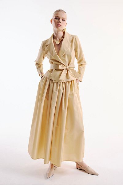 Nuum Design Taffeta Jacket and Skirt Set