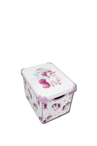 QUTU Set cutie de depozitare decorativă din 3 piese cu model unicorn - cutie stil
