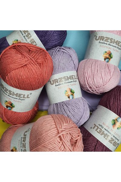 urzsmell Cotton Knitting Thread 100gr, 200m - Hand Knitting Thread