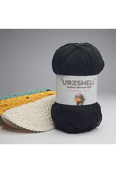 urzsmell Βαμβακερό νήμα πλεξίματος 100gr, 200mt - Χειροποίητο νήμα πλεξίματος