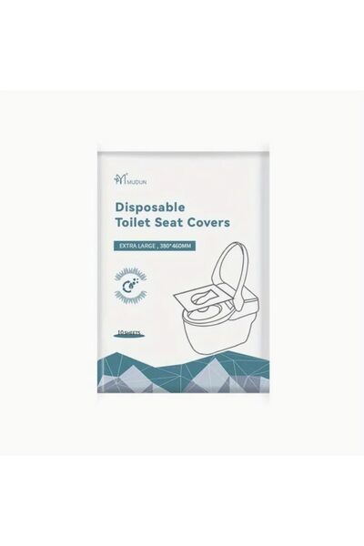 WOWO Suda çözünebilir Ekstra Büyük Kağıt Hijyenik 10'lu Tuvalet Kapak Örtüsü ...