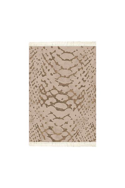 In House Soft Velvet Turkish Rectangular Door & Bath Mat -Light Pink - 60x40 cm