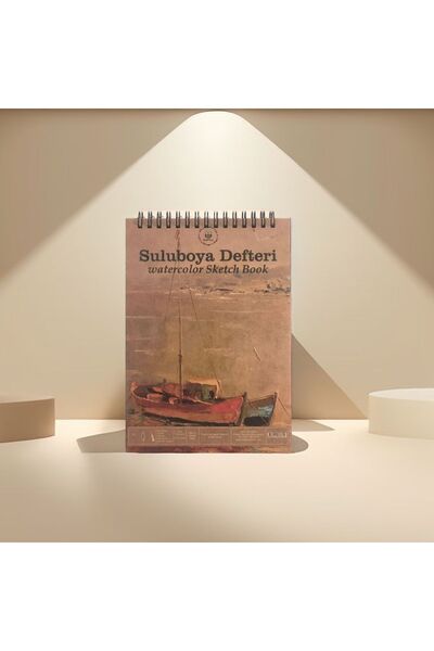 Pagos Yayınları A5 Size Watercolor Marker Akerlik Notebook 300 Gr 15 Pages