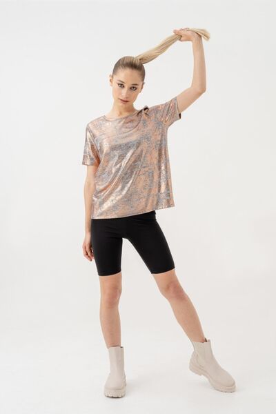 NEWCES Payet Kaplama T-shirt 1007