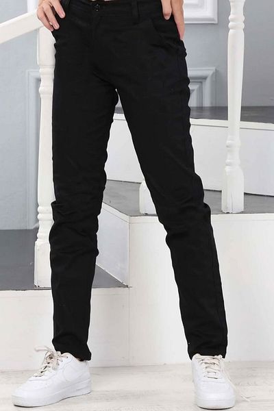 Asortix Cotton BelteD Trousers for Back to School
