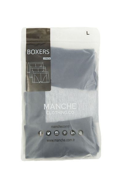 Manche Ανδρικό Σετ Μπόξερ 3 τεμαχίων - Mix Mes936960-01
