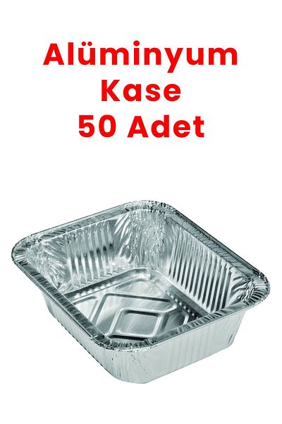 Balkan 50 Pcs Aluminum Ashura Dessert Bowl Rice Pudding Container Disposable
