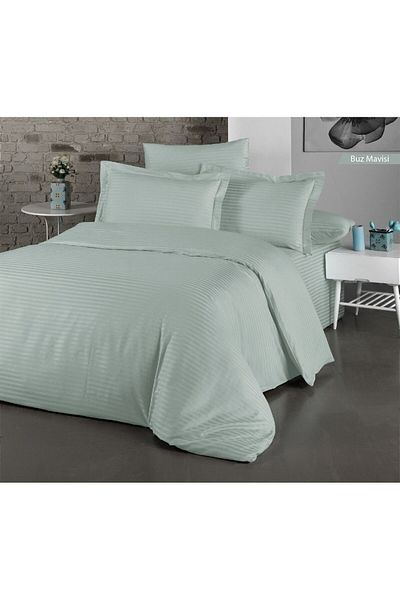 COTTON SHİNE Set cuvertură de pilota din satin-bumbac Pukkahome