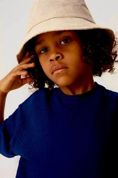 FELLMENS 10-14 Years Beige Men's Bucket Kids Hat