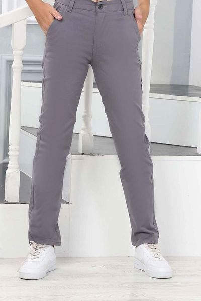 Asortix Cotton BelteD Trousers for Back to School