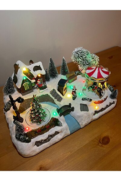 BENİMOLMALI Köy Evi, Atlı Karınca, Merry Christmas, Yeni Yıl Hediyesi, Işıklı...