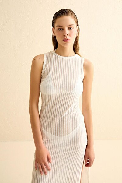 AQUELLA Mathilda Ecru Beach Dress