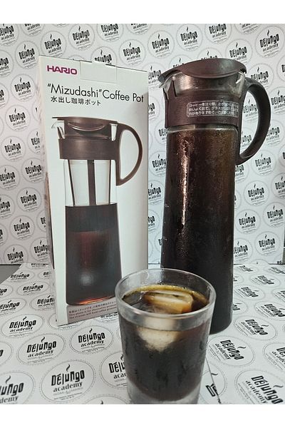 Hario 600 + ml Mizudashi Cold Coffee Brewing Jug Red 1000 Ml Glass