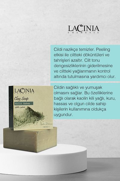 Lacinia 140 gr Clay Herbal Soap