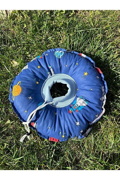 Petris Cat and Dog Neck Collar-Elizabeth Collar Operation Neck Collar-Cat Neck Pillow (Astronauts)