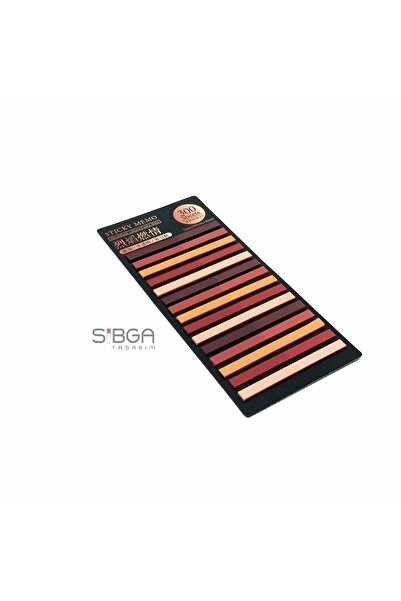 sibga tasarım İnce Şerit Şeffaf Renkli Postit Post-it Post It. Kitap Ayracı Ayraç Postit Sticker 300 Yaprak