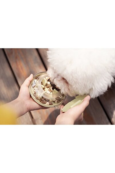 alze Köpek Oyuncağı Mama Bulmaca Ödül Hazneli Taşınabilir Mamalık Kedi Oyuncağı Kuru Mama Dağıtıcı