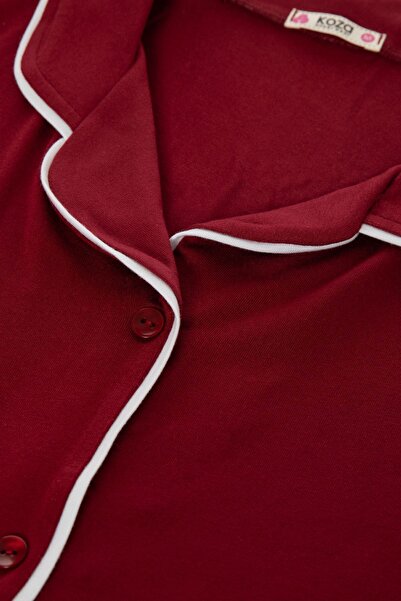 koza iç giyim Γυναικεία βισκόζη - Σετ πιτζάμες με απαλή υφή με κουμπιά