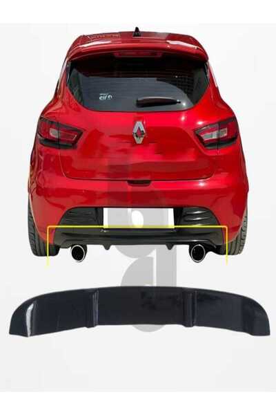 BODYKİT DİZAYN Renault Clio 4 HB düz  2012.2019 - Difüzör