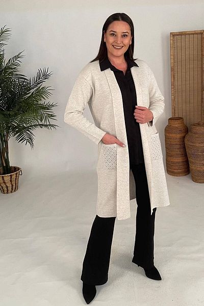 Hanezza SHawl Collar Knitwear Cardigan - Comfort and Elegance Meet