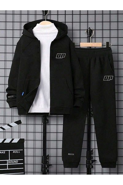 bellanova SWETSHIRT Printed Zippered Sweatpants - Set