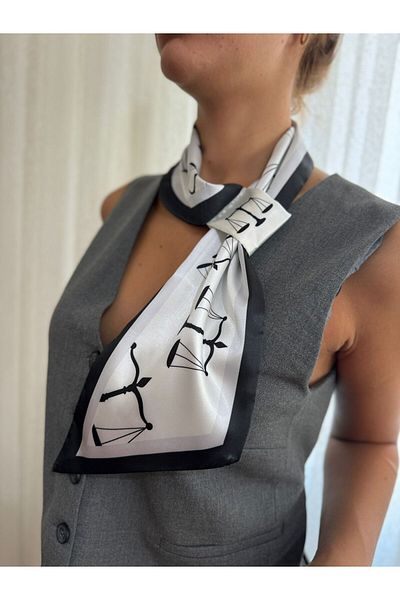 ElevaGlam Libra PattErnEd TiE Scarf