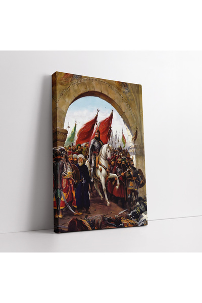 KOSS Dijital Fatih Sultan Mehmet İstanbul'un Fethi 1453 Kanvas Tablo