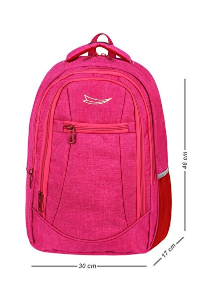 Just Polo حقيبة ظهر يومية ومدرسية مصنوعة من قماش كوردورا المقاوم للماء مع خيا...