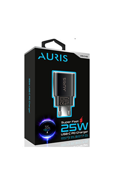 güvenlisepet Auris 25 Watt Yüksek Hızlı PD Şarj Adaptörü USB C / Type C Şarj ...